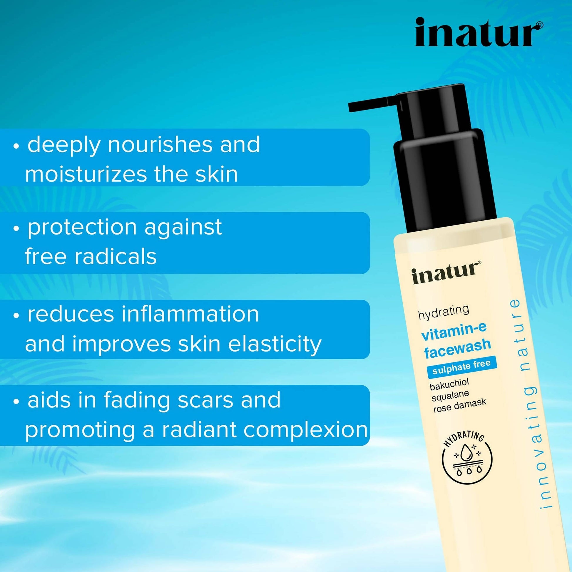 Inatur Vitamin E Face Wash - Swadesiicart