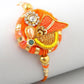 Festive Zardosi Rakhi & Kaju Katli Box | Swadesiicart