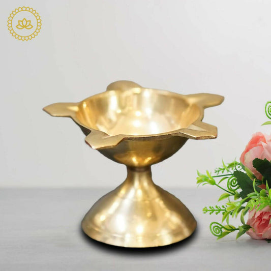 Brass Star Diya - Swadesiicart