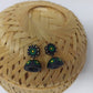 Terracotta Small Jhumkas With Studs-Black