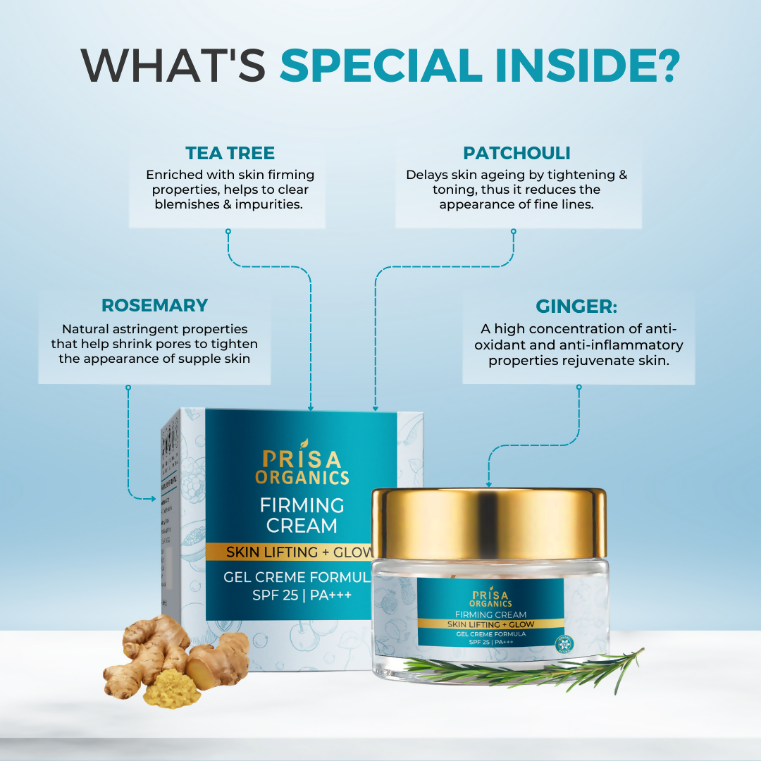 Prisa Organics Firming Cream - Swadesiicart