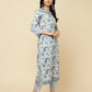 Designer Stylish White Keri cotton Stitched Suit With Dupatta - Tanisha | Swadesiicart