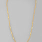 VOJ Women Gold-Polished Pipe Chain | Swadesiicart
