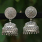 Joban Fashion Women Silver Tone Brass Brass Jhumka | Swadesiicart