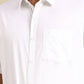 Ramraj Cotton Mens Half Sleeve Formal 100 % Cotton White Shirt | Swadesiicart