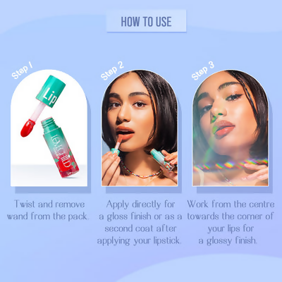 LoveChild By Masaba Gupta Lip Gelato Tinted Lip Oil - Cherryccino - (Red) | Swadesiicart