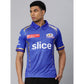 playR Men Printed Polo Collar Dri-FIT MI Official Match Jersey T-shirt IPL, T20 | Swadesiicart