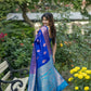 Vishnu Weaves Women's Royal Banarasi Silk Saree with Blouse - Swadesiicart