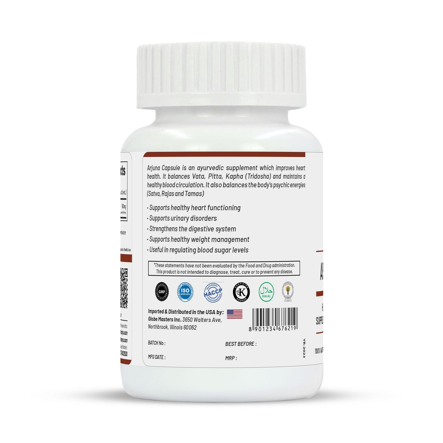 Life Aveda Arjuna Capsules - Swadesiicart