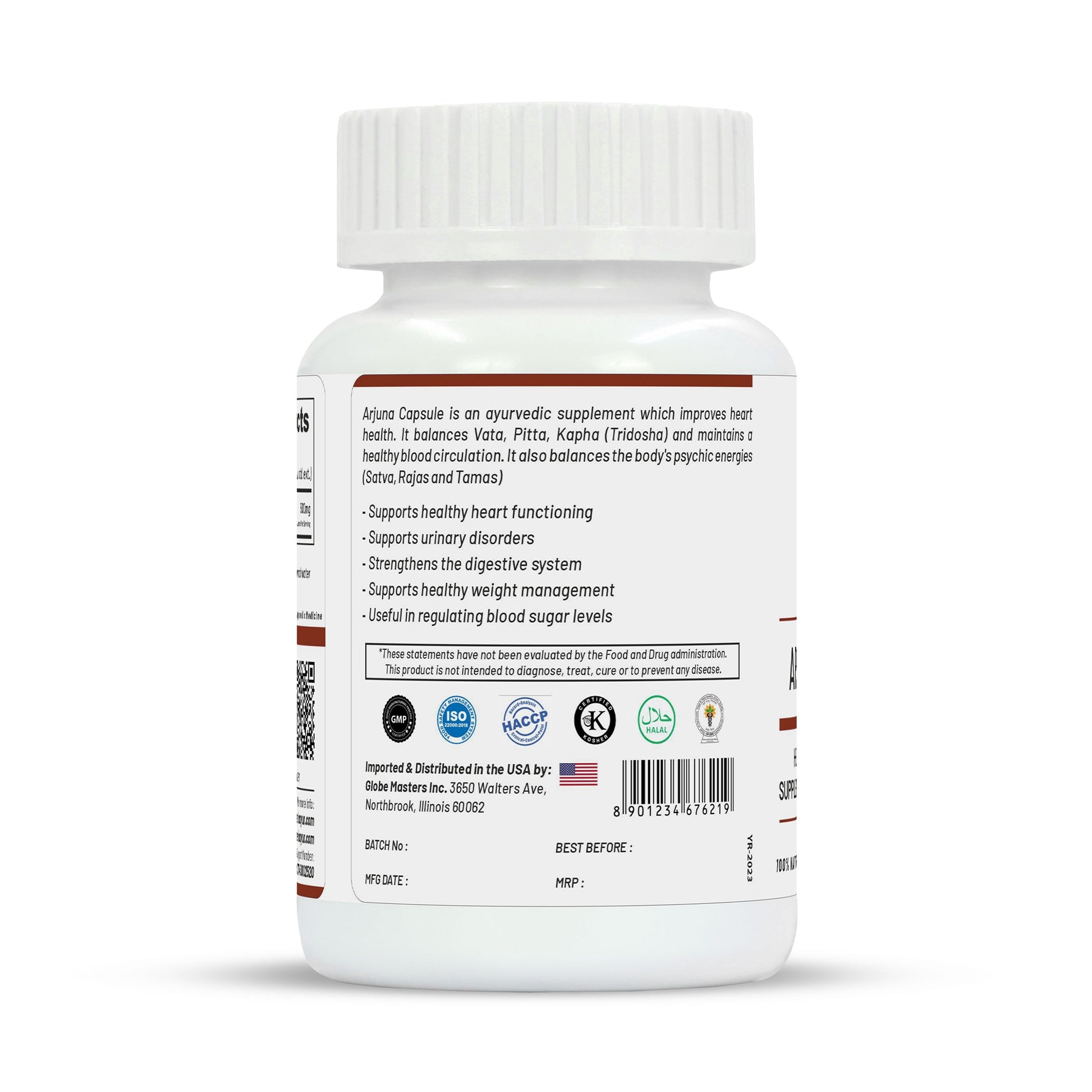 Life Aveda Arjuna Capsules - Swadesiicart