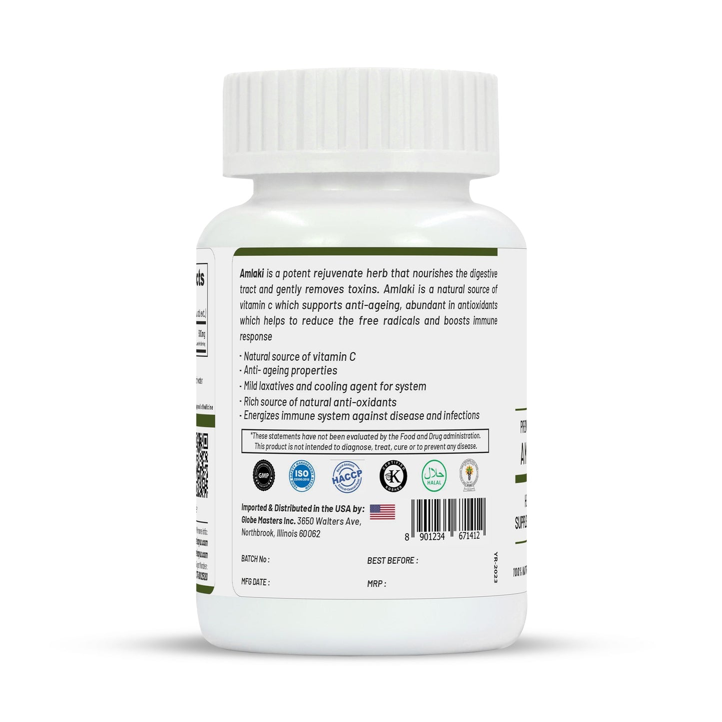 Life Aveda Premium Amlaki Capsules - Swadesiicart