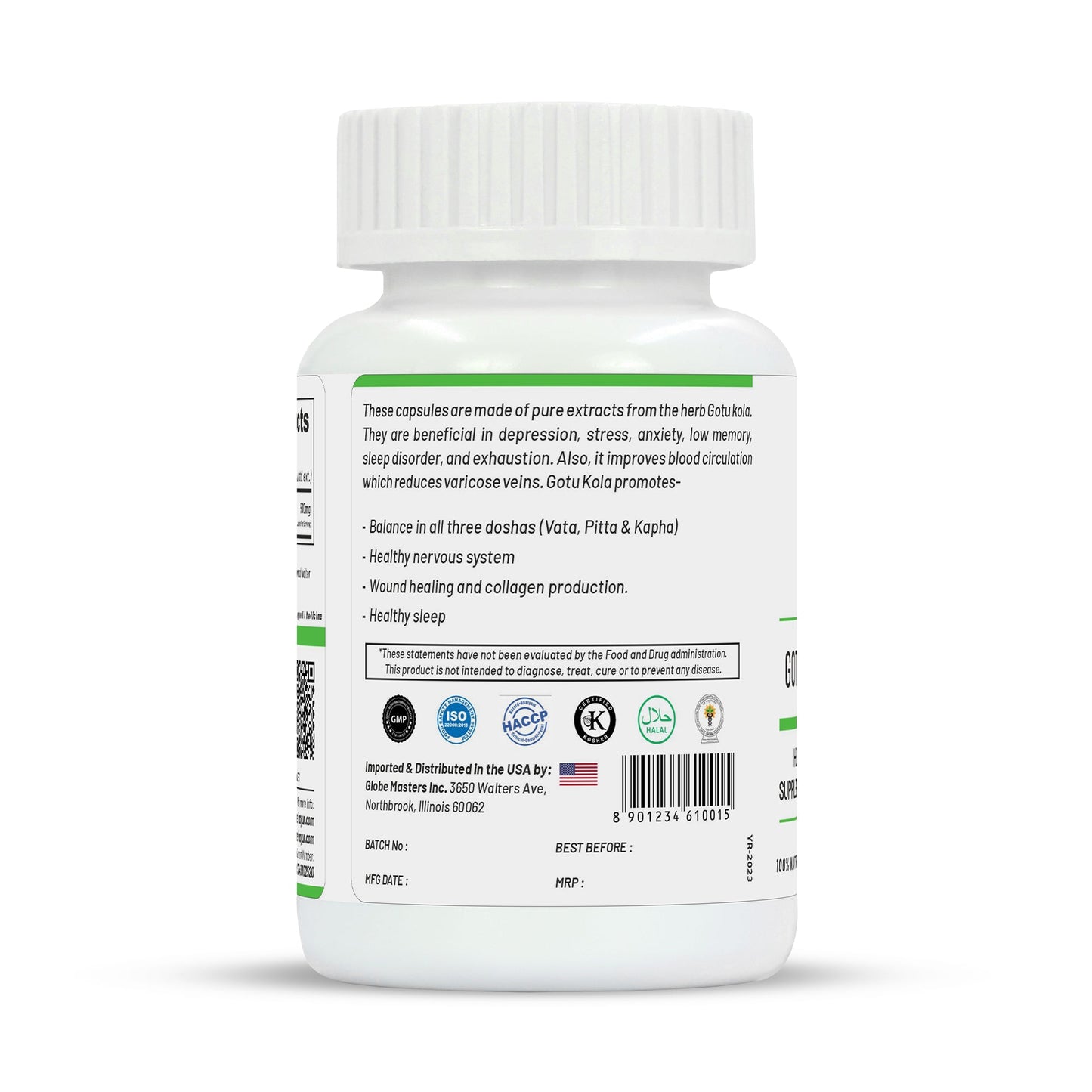 Life Aveda Gotu Kola Capsules - Swadesiicart
