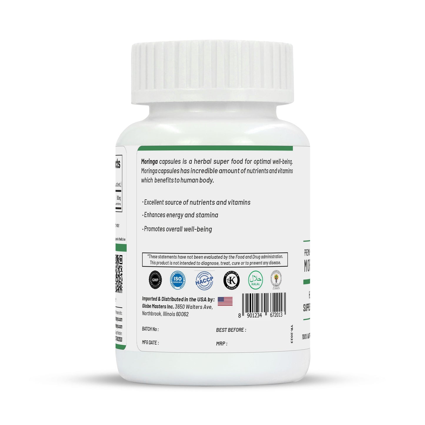 Life Aveda Premium Moringa Capsules - Swadesiicart