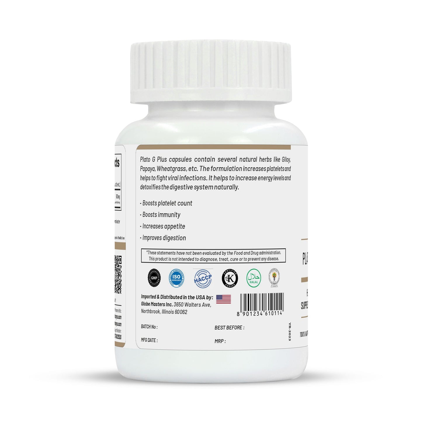 Life Aveda Plato G Plus Veg Capsules - Swadesiicart