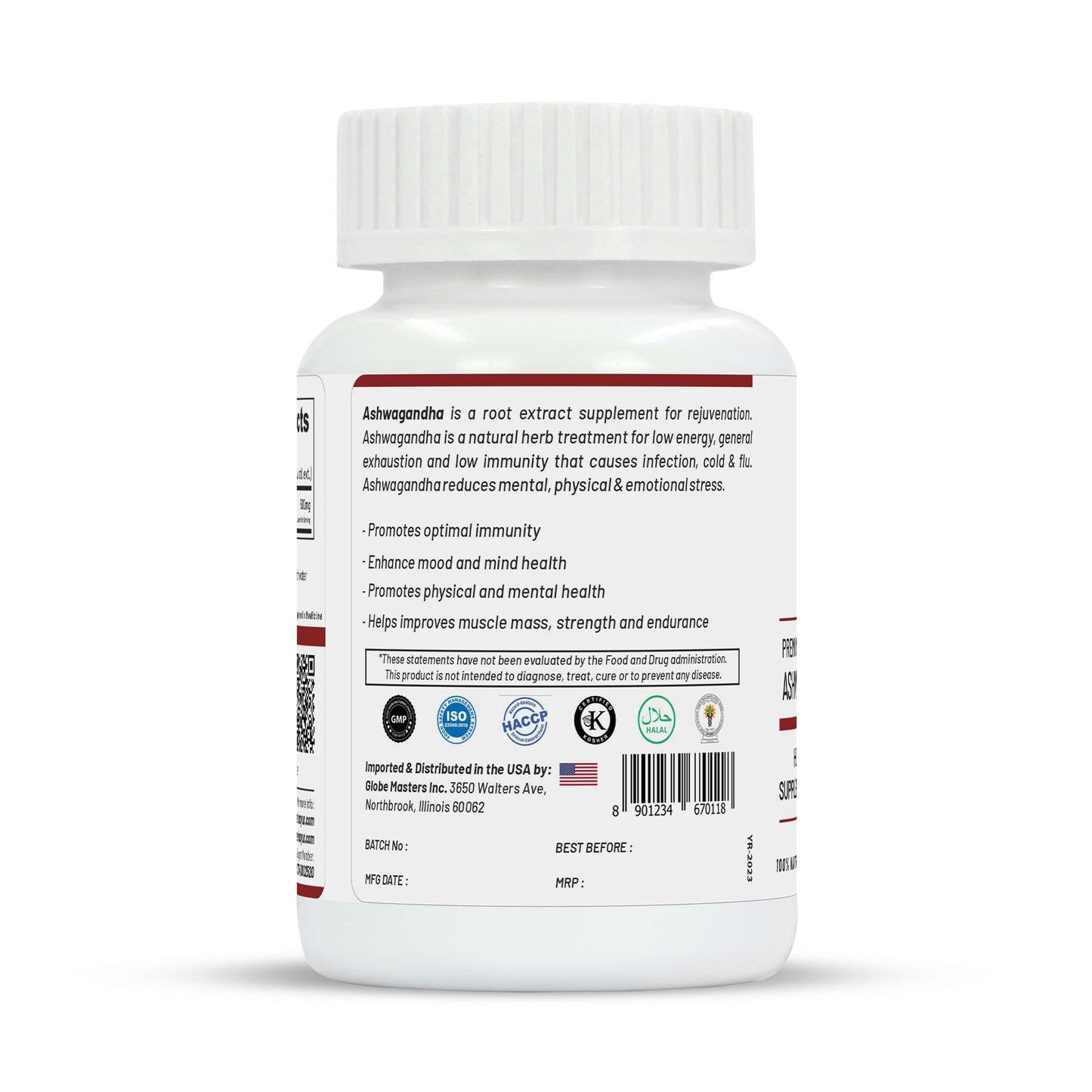 Life Aveda Premium Ashwagandha Capsules | Swadesiicart