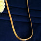 VOJ Dual Toned Self Designed Gold-Polished Chain For Men | Swadesiicart
