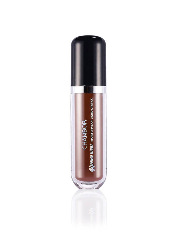 Chambor Extreme Wear Transferproof Liquid Lipstick - Truffle - Swadesiicart