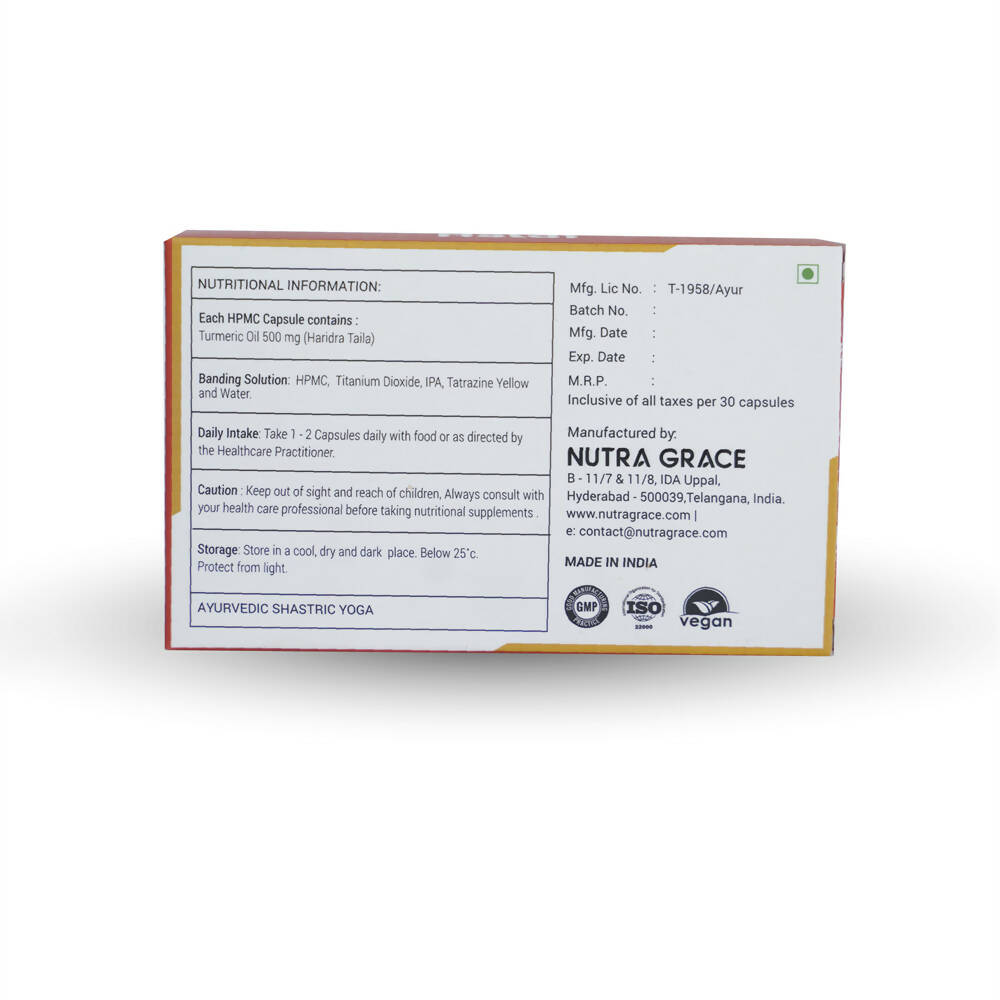 Nutra Grace Haldi Capsules - Swadesiicart