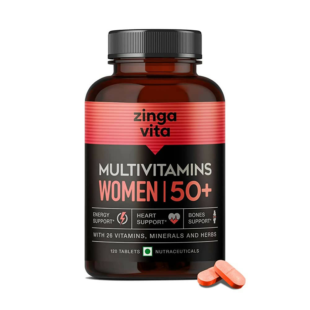 Zingavita Multivitamin Tablets for Women 50+ Age | Swadesiicart