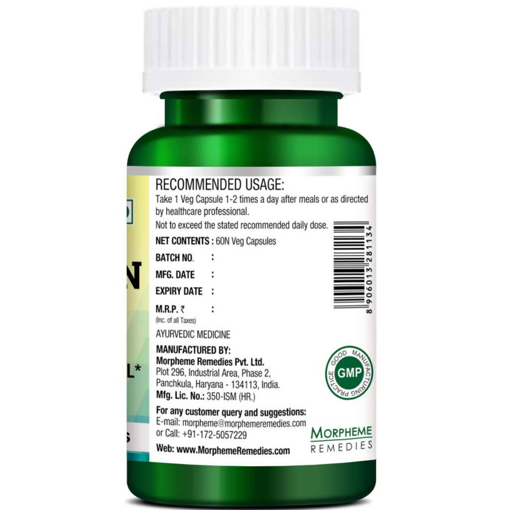 Morpheme Remedies Bittermelon (Karela) Capsules | Swadesiicart