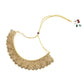 Mominos Fashion Johar Kamal Traditional Rajwadi Design Heavy Golden Color Choker Set | Swadesiicart