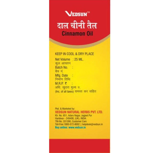 Vedsun Naturals Cinnamon Oil - Swadesiicart