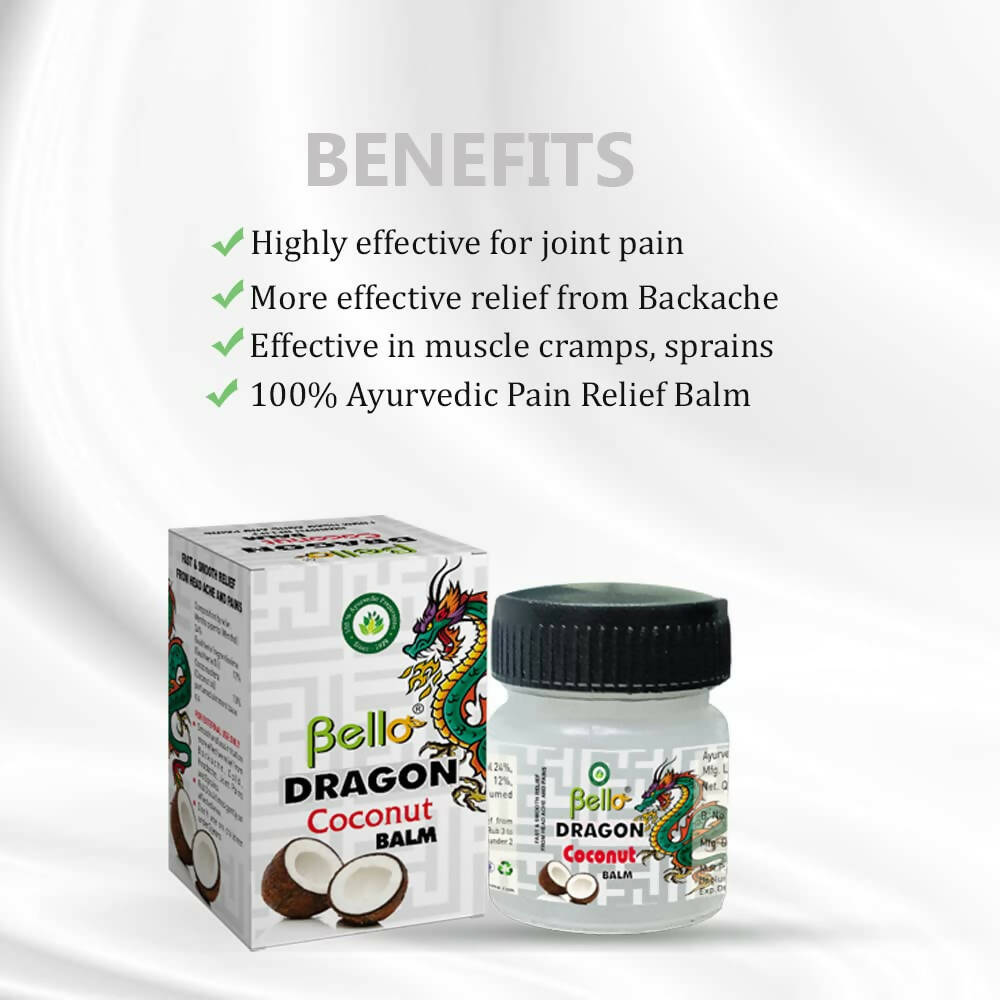 Bello Herbals Dragon Coconut Balm - Swadesiicart