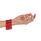 Afast Shining Red Glass Wedding, Party, Daily Use Bangle Set, Set Of 12 - Swadesiicart