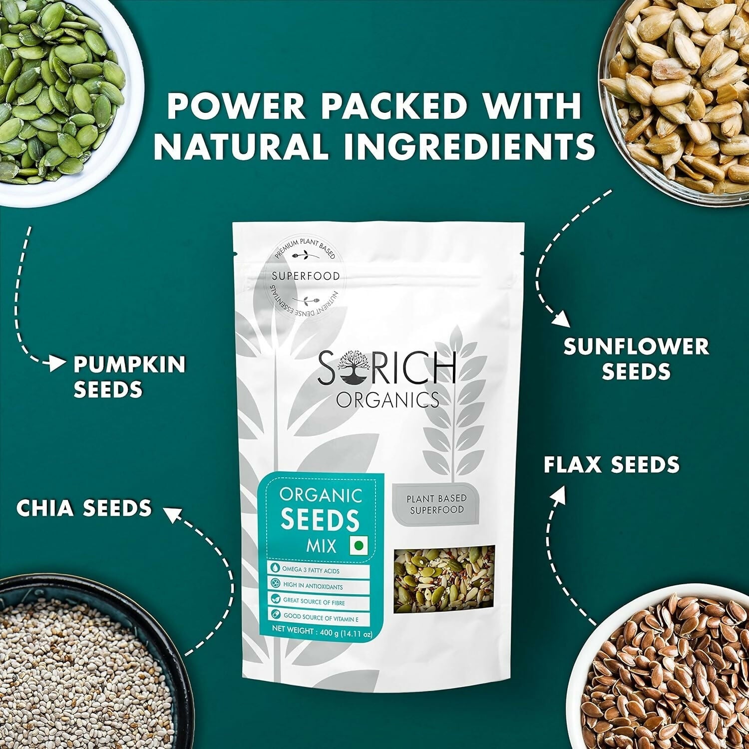 Sorich Organics 6-in-1 Seed Mix | Swadesiicart