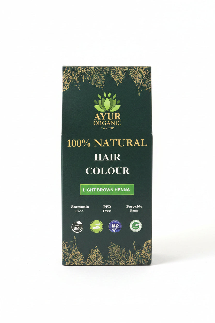 Natural Henna Hair Colour | Light Brown