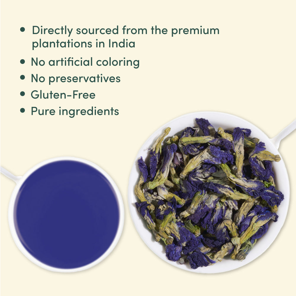 Butterfly Pea Flower Tea Herbal Tea Tisane, 1.76 oz