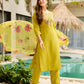 The52 Women Embroidered Rayon Fabric Straight Kurta, Pant and Dupatta Set - Swadesiicart