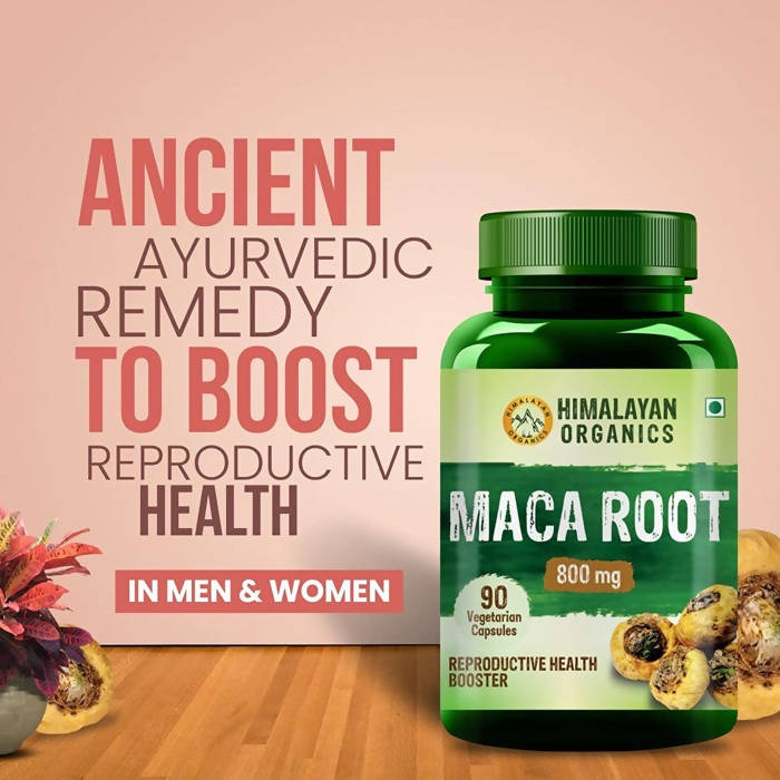 Himalayan Organics Maca Root 800 mg Vegetarian Capsules | Swadesiicart