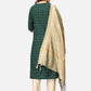NOZ2TOZ Women Green Cotton Kurta With Pant & Dupatta (3Pcs Set) - Swadesiicart