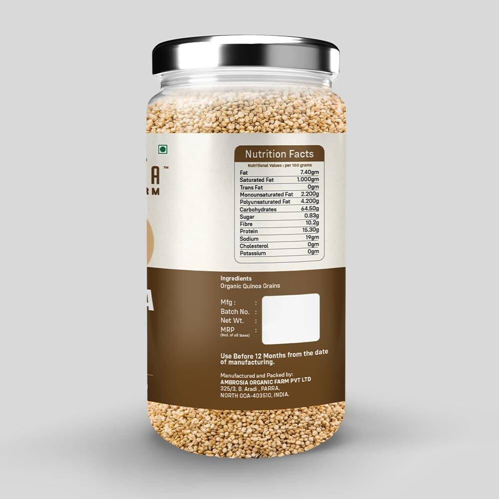 Ambrosia Organic Farm Quinoa Grain - Swadesiicart