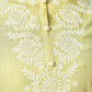 NOZ2TOZ Women Lime Green Kurta With Pant & Dupatta (3pcs set) - Swadesiicart