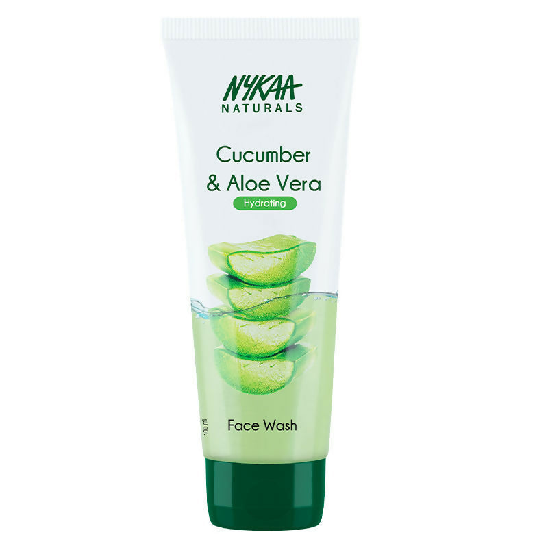 Nykaa Naturals Cucumber & Aloe Vera Face Wash for Hydrated Skin - Swadesiicart