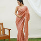 Vamsee Saraswati Orange Georgette Saree - Swadesiicart