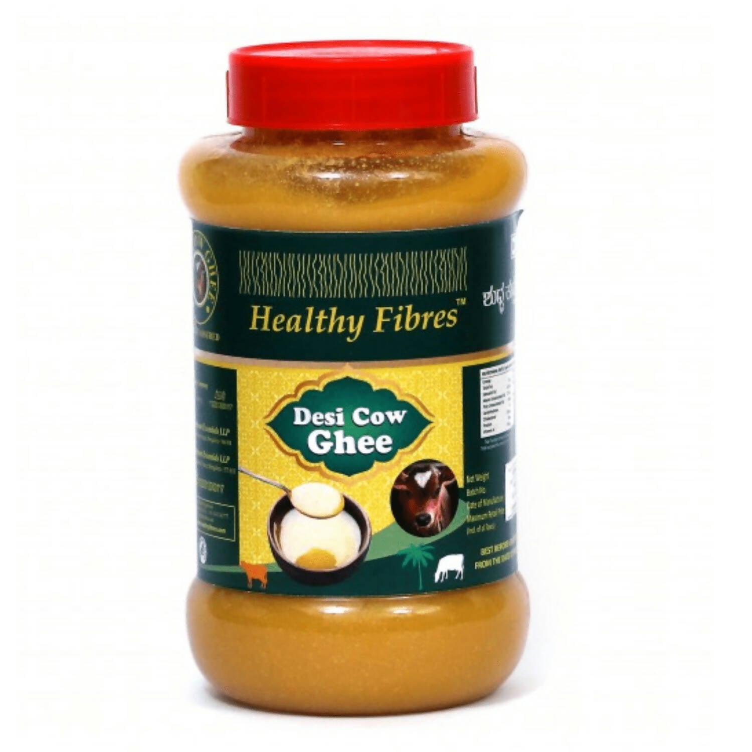 Healthy Fibres Desi Cow Ghee | Cultured Cow Desi Ghee | Premium & Certified Ghee - Healthy Fibres
