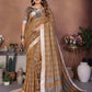 Aastha Fashion Mustard Linen Weaving Saree