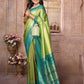 Aastha Fashion Pista Banarasi Tissue Silk Weaving Saree