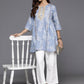 Ahalyaa Women's Traditional wear Tunic - Grey | Swadesiicart