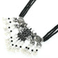 Mominos Fashion Johar Kamal Silver-Plated Brass Finish Elephant Desgin Choker For Women (Black) | Swadesiicart