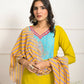 Festive Wear Ethnic Yellow Viscose Stitched Suit With Dupatta - Tanisha | Swadesiicart