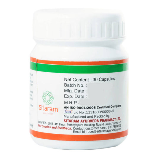 Sitaram Ayurveda Pranah Capsules | Swadesiicart