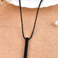 VOJ Women Black -Toned Stainless Steel Rhodium Plated Chain With Pendant Beads Chain | Swadesiicart