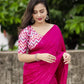 Rani Silk Blend Ethnic Motifs Saree with Unstitched Blouse - Hiral Fashion | Swadesiicart