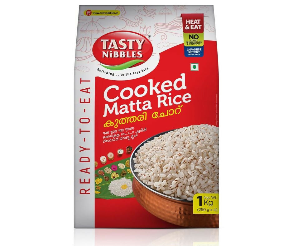 Tasty Nibbles Cooked Matta Rice | Sambar and Aviyal - Swadesiicart