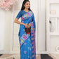 Shree Shyam Fashion Silk Blend Blue Saree