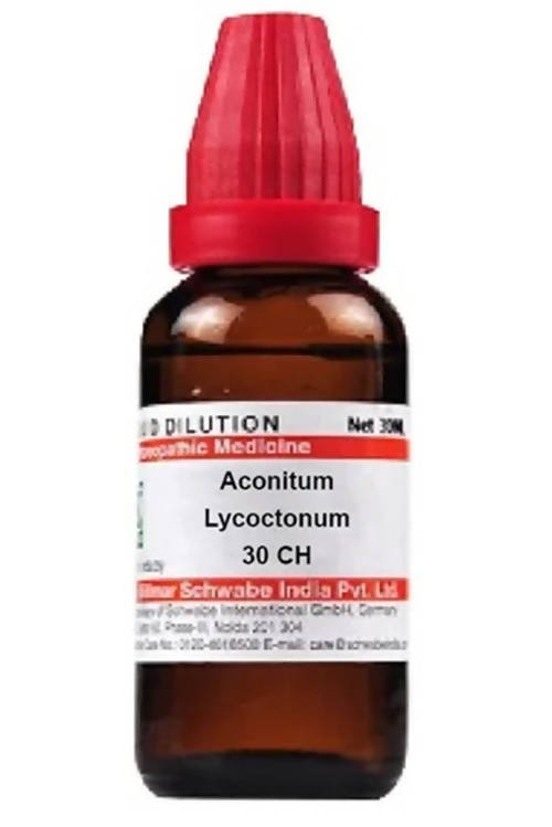 Dr. Willmar Schwabe India Aconitum Lycoctonum Dilution | Swadesiicart